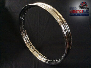 06-6119 Chrome Rim - Norton Commando 19” Rear Disc