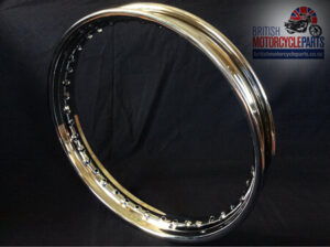 37-3818 Triumph 19" Chrome Rim Conical Front
