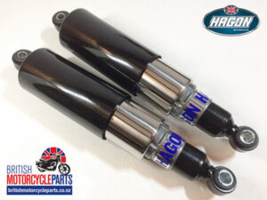 60-6001/1 Triumph 3TA 5TA T100 Shock Absorbers Shrouded - HAGON