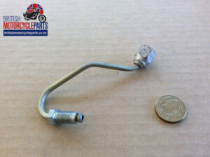 60-7494 Brake Pipe - Top Yoke to T Piece - Triumph Twin Disc