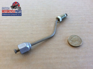 60-7496 Lower Brake Pipe - To Caliper - Triumph Twin Disc