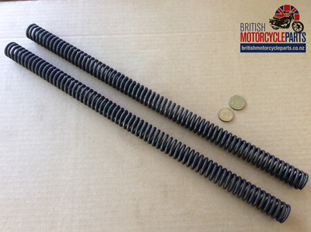 thumbnail image 2 of Genuine Triumph Pre-Unit Fork Springs (Pair) – 97-0384, H384, To 1959 2 of 4
