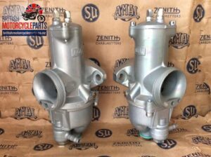 PACK112 Amal MK1 Premier Carbs - 750 Commando Combat 1973 - Aluminium