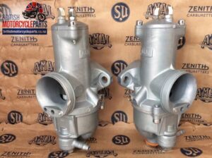 PACK133 Amal MK1 Premier Carbs - 750 Commando 1968 - Aluminium