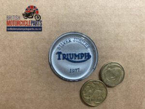 83-7093 Tank Centre Badge - Triumph Silver Jubilee