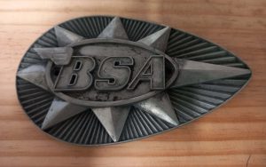 82-9695 82-9696 BSA A65 & A75 Tank Badges - Unpainted